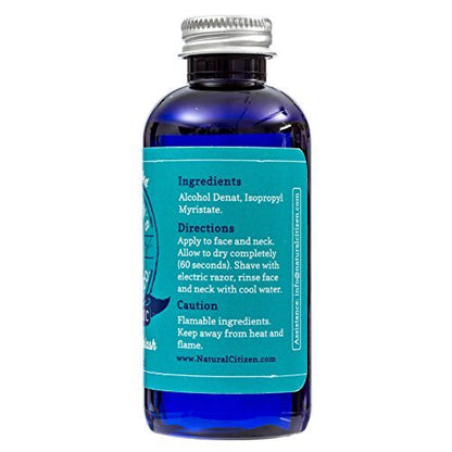 Old Ron's Barber Co. Electric Pre-Shave Splash, Unscented, 4 oz (1-Pack) Avelisse