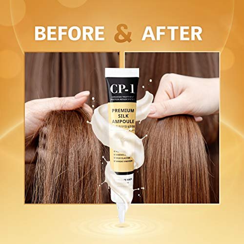 CP-1 Premium Silk Ampoule Keratin Silk Hair Treatment - Protein Repair with Ceramide (4 x 0.68 Fl Oz) - görsel 16