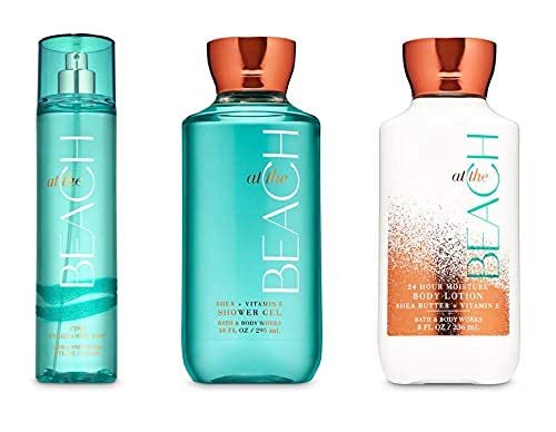 Bath & Body Works At The Beach Trio Gift Set – Shower Gel, Fine Fragrance Mist & Body Lotion Avelisse