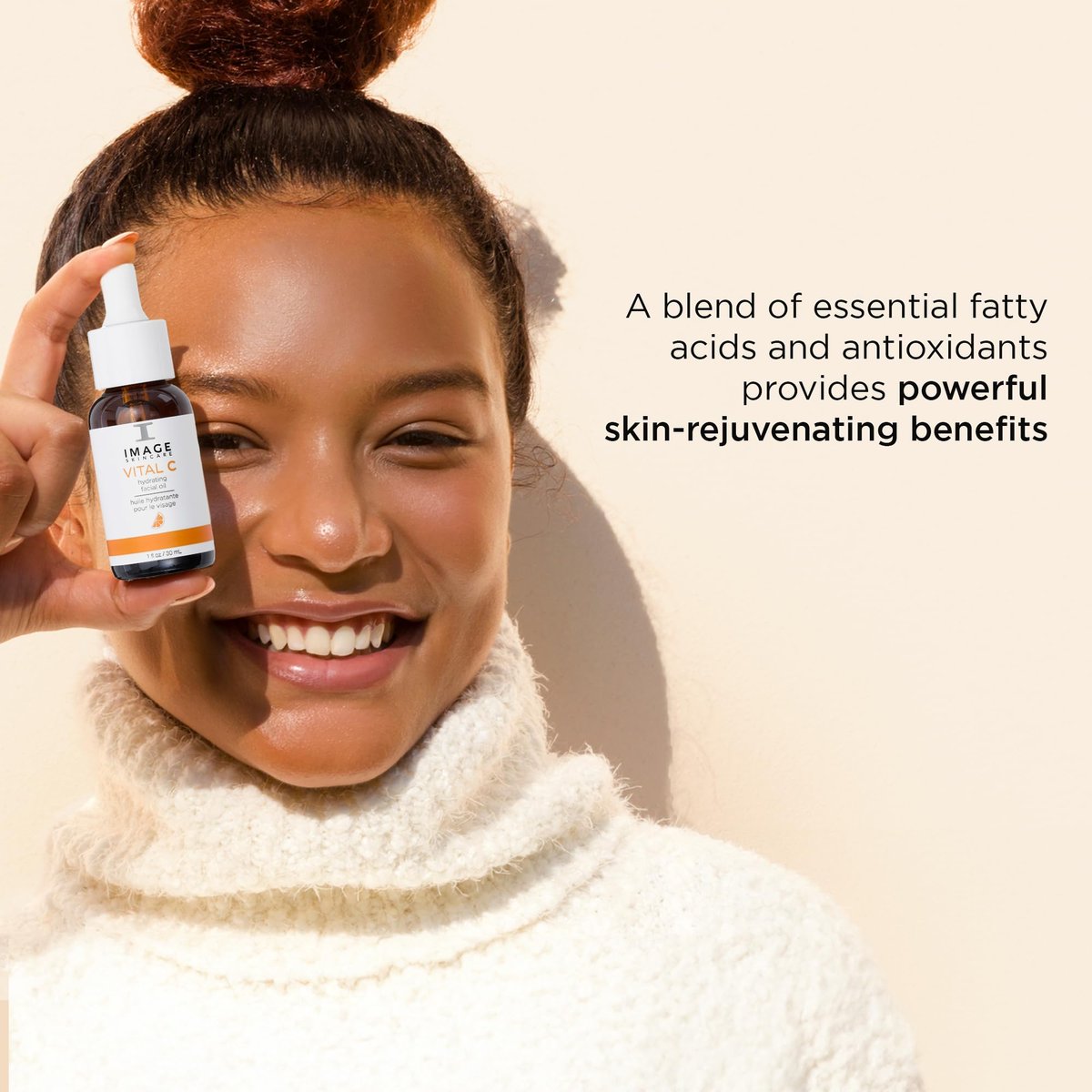 VITAL C Hydrating Facial Oil with Argan, Grape Seed and Sea Buckthorn Oils - IMAGE Skincare (1 fl oz) Avelisse