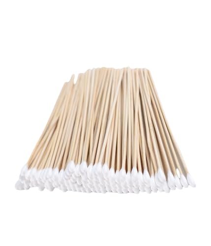 200-Piece 6-Inch Wooden Cotton Swab Applicators – Sterile Cotton Q-Tips for Cleaning, Makeup, Ear Care, Jewelry & Ceramics - görsel 2