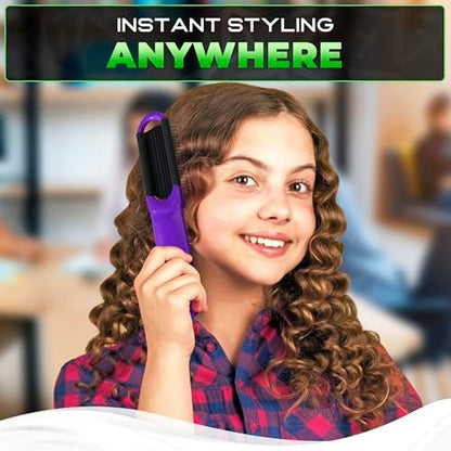4 Pack Folding Travel Hair Brush with Built-in Mirror and Massage Comb – Compact Plastic & Nylon Bristle Brushes for Women, 4.25 Inches, 4 Colors