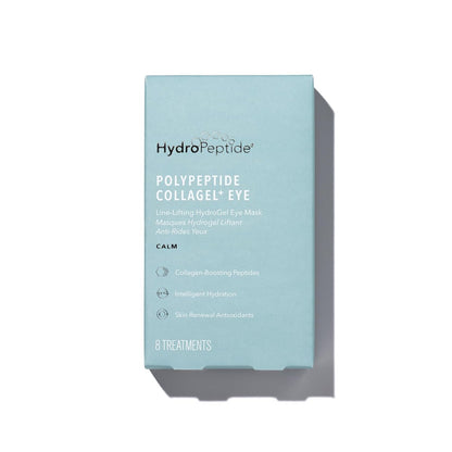 HydroPeptide PolyPeptide Collagel Eye Masks – Line-Lifting Hydrogel Under Eye Patches for Firmer Appearance, Hydration & Dark Circles (8 Treatments) Avelisse