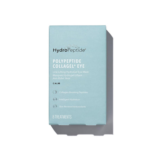 HydroPeptide PolyPeptide Collagel Eye Masks – Line-Lifting Hydrogel Under Eye Patches for Firmer Appearance, Hydration & Dark Circles (8 Treatments) Avelisse