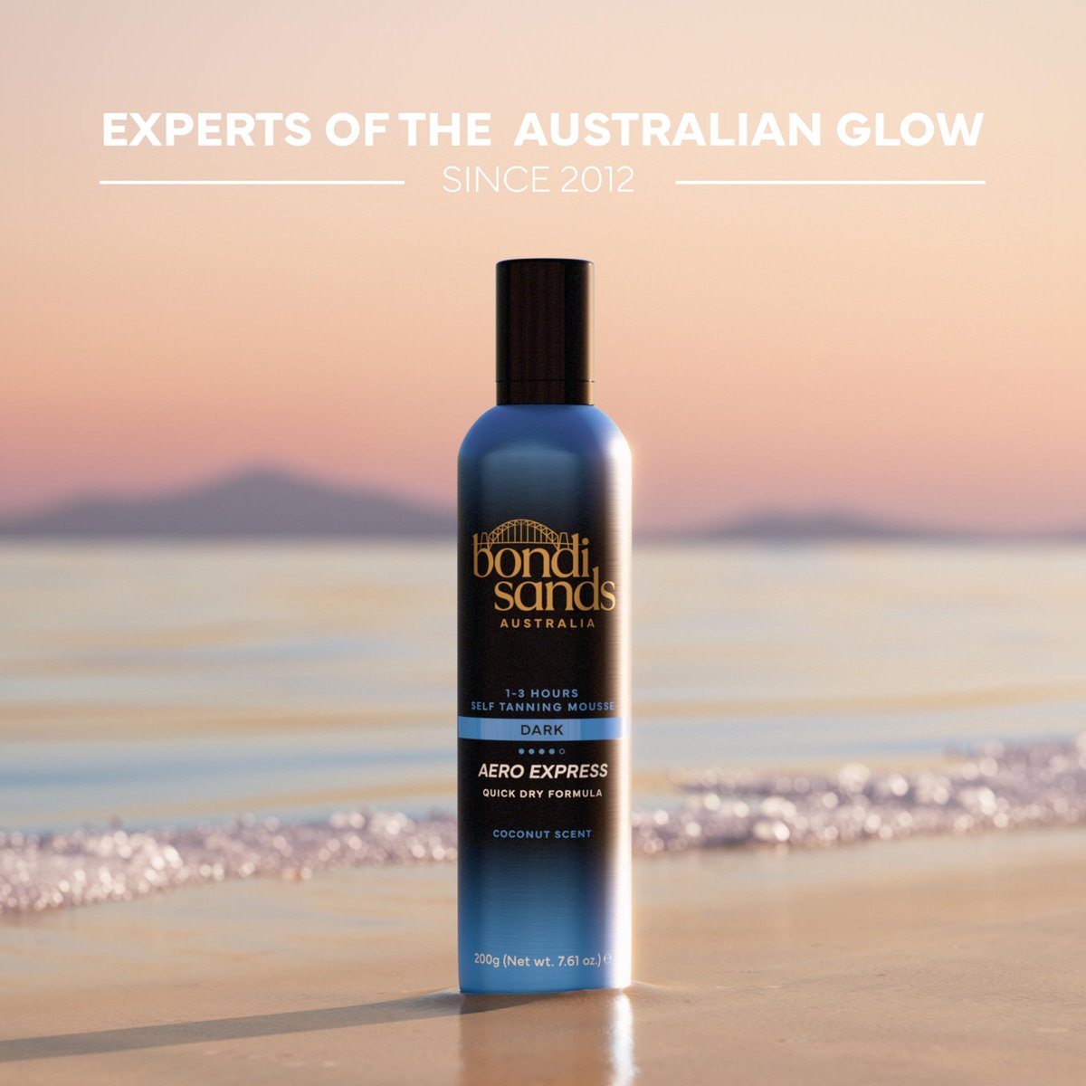 Bondi Sands Aero 1-Hour Express Self Tanning Foam - Lightweight Coconut Tanning Foam for a Healthy Bronzed Glow, 7.61 fl oz Avelisse