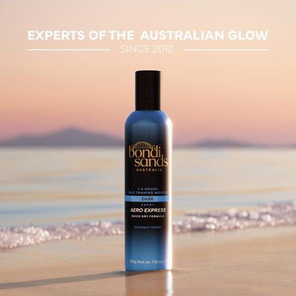 Bondi Sands Aero 1-Hour Express Self Tanning Foam - Lightweight Coconut Tanning Foam for a Healthy Bronzed Glow, 7.61 fl oz Avelisse