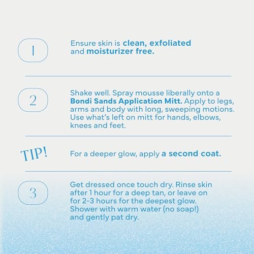 Bondi Sands Aero 1-Hour Express Self Tanning Foam - Lightweight Coconut Tanning Foam for a Healthy Bronzed Glow, 7.61 fl oz Avelisse