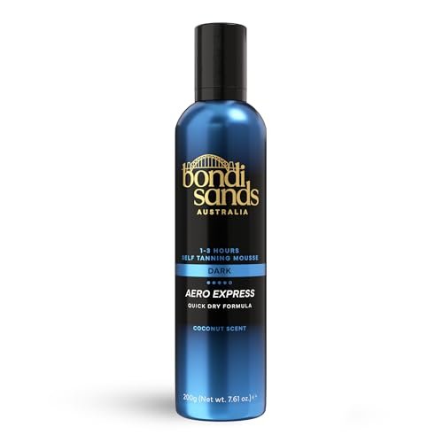 Bondi Sands Aero 1-Hour Express Self Tanning Foam - Lightweight Coconut Tanning Foam for a Healthy Bronzed Glow, 7.61 fl oz Avelisse