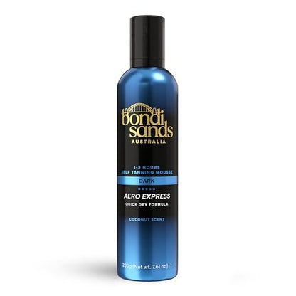 Bondi Sands Aero 1-Hour Express Self Tanning Foam - Lightweight Coconut Tanning Foam for a Healthy Bronzed Glow, 7.61 fl oz Avelisse