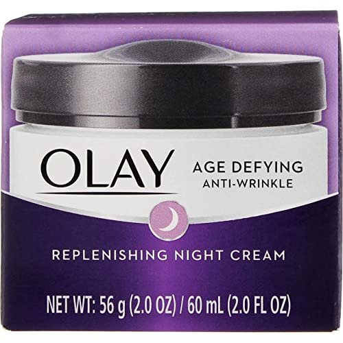 Olay Age Defying Anti-Wrinkle Night Cream, 2 Fl Oz (Pack of 3) Avelisse
