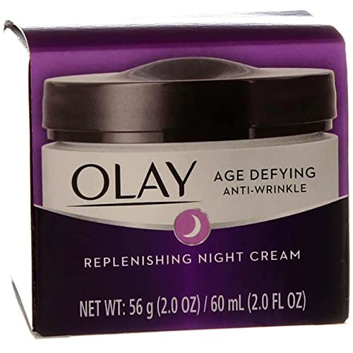 Olay Age Defying Anti-Wrinkle Night Cream, 2 Fl Oz (Pack of 3) Avelisse