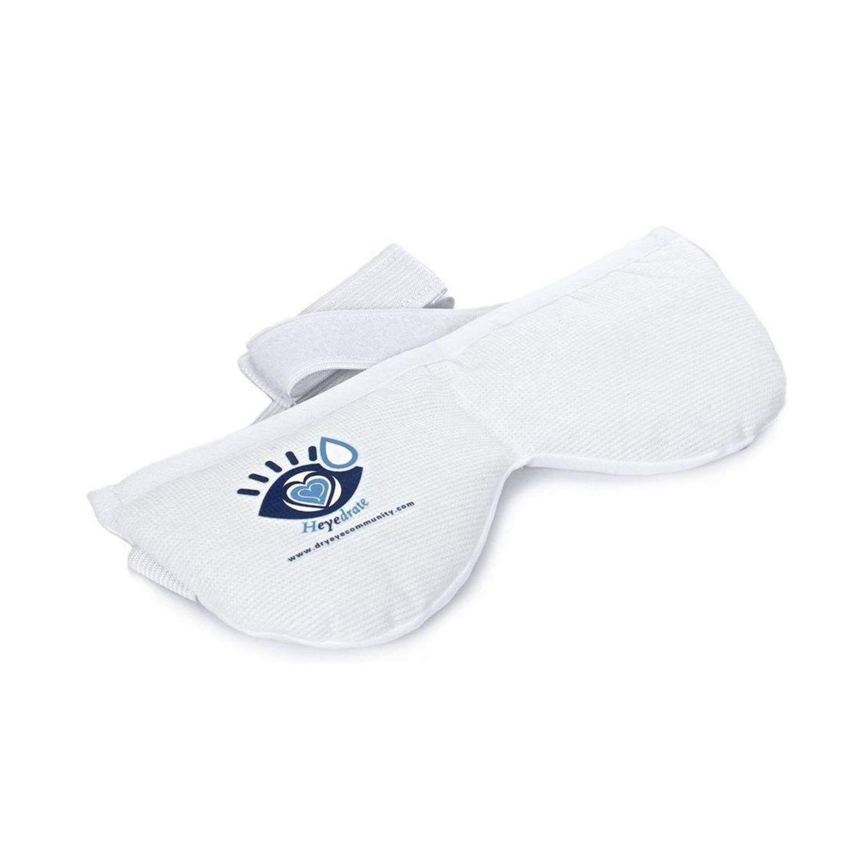 Heyedrate Heated Eye Mask – Soothing Warm & Cold Compress for Temporary Relief of Irritated Eyes, Reusable, White Avelisse