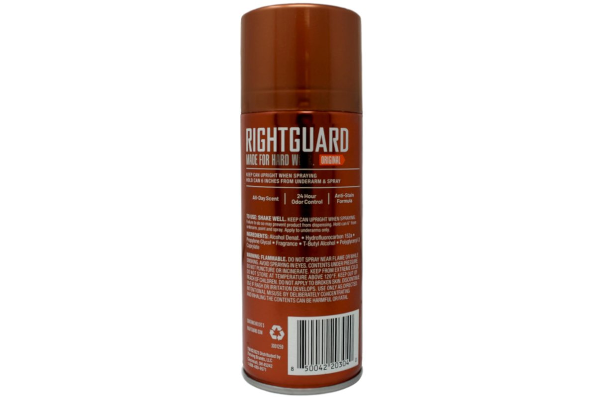 Right Guard Deodorant Spray Original - Hard Working Protection - 8.5 oz (Pack of 4) Avelisse