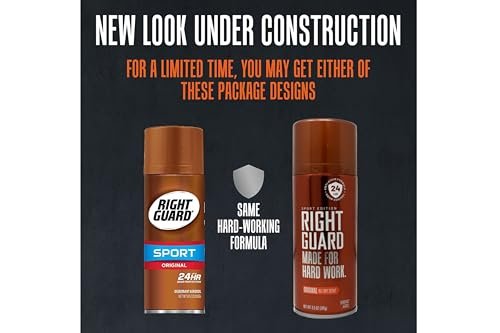 Right Guard Deodorant Spray Original - Hard Working Protection - 8.5 oz (Pack of 4) Avelisse