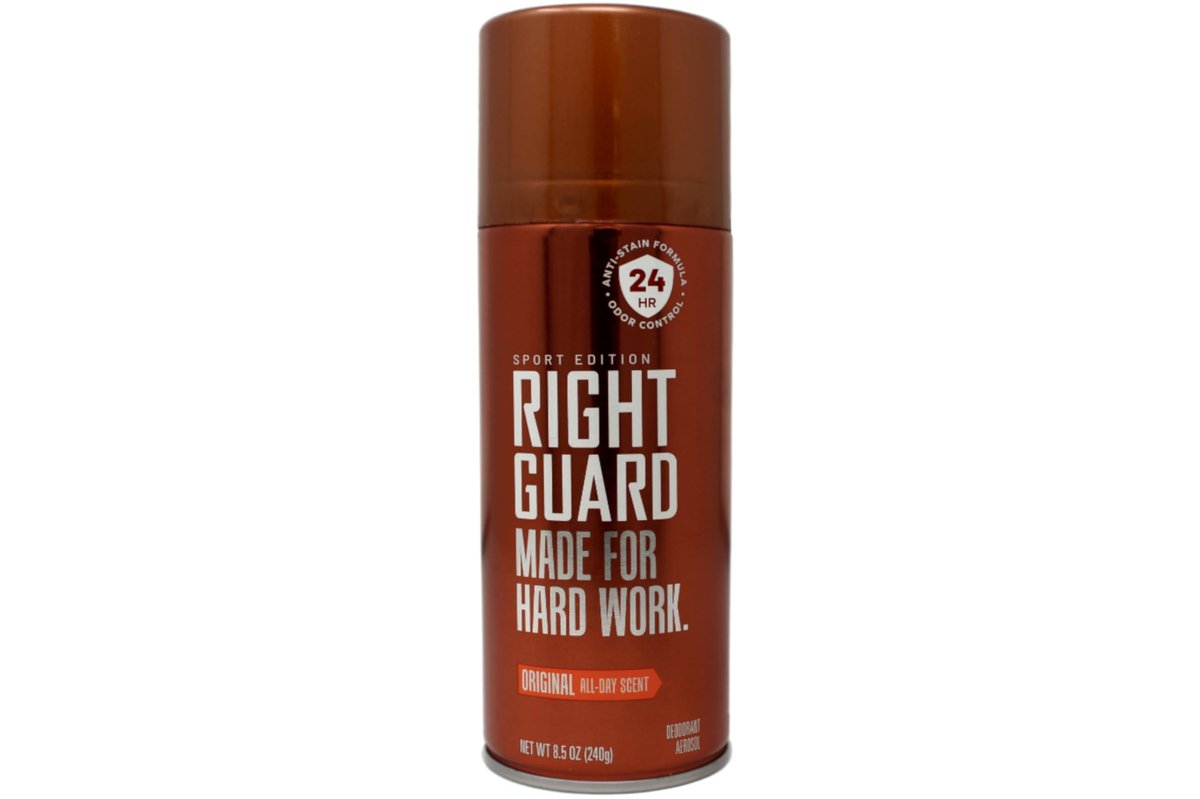 Right Guard Deodorant Spray Original - Hard Working Protection - 8.5 oz (Pack of 4) Avelisse