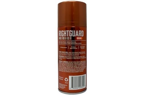 Right Guard Deodorant Spray Original - Hard Working Protection - 8.5 oz (Pack of 4) Avelisse