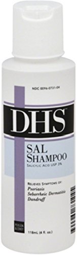 DHS Sal Shampoo – 4 oz (Pack of 5) – Therapeutic Dandruff Shampoo for Dry, Itchy Scalp - görsel 2
