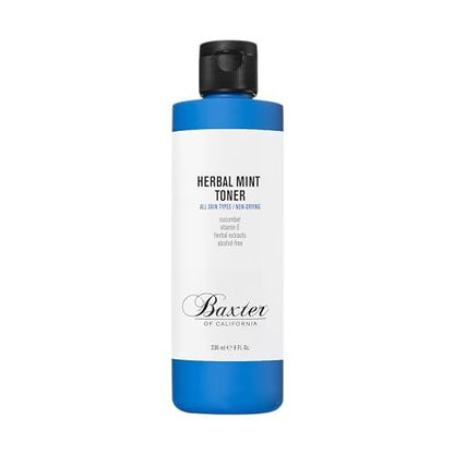 Baxter of California Herbal Mint Toner for Men - Non-Drying, Paraben-Free, 8 Fl Oz - All Skin Types