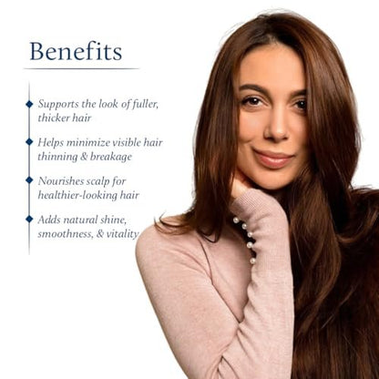 Blue Nectar Hair Growth Serum with Rosemary Oil - Ayurvedic Hair Tonic Spray (8 Herbs, 3.38 Fl Oz)