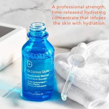 Dr Dennis Gross Hyaluronic Marine Hydration Booster - Intense Moisture for Dehydrated Skin, 1 oz Avelisse