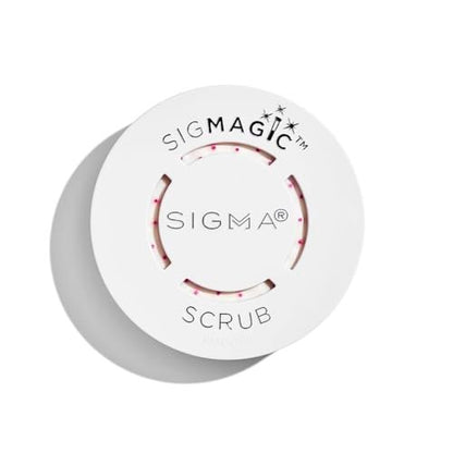 Sigma Beauty Portable 2-in-1 SigMagic Scrub – Solid Silicone Makeup Brush Cleaner, Professional Grade, Pink (1 Count)