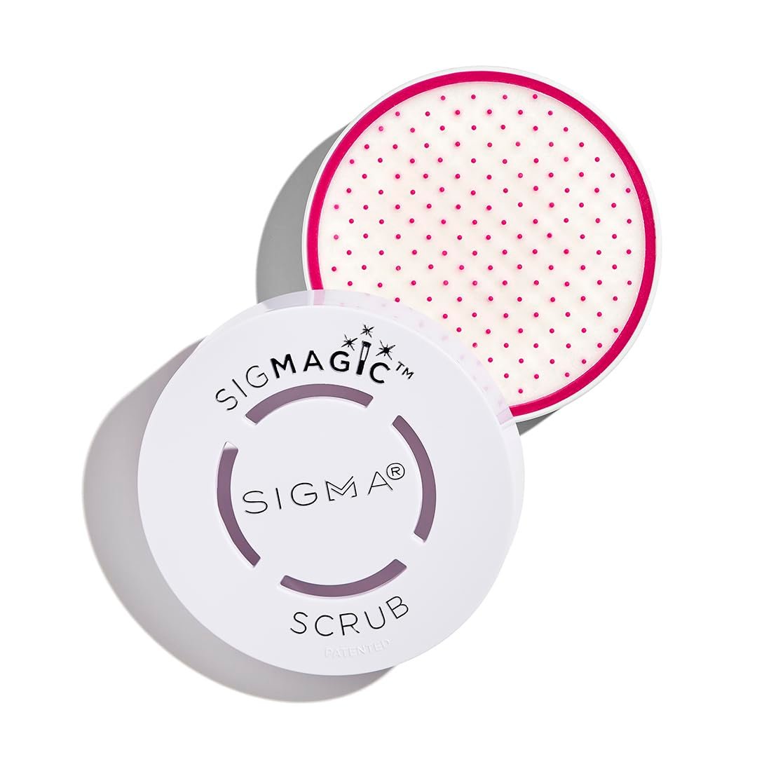 Sigma Beauty Portable 2-in-1 SigMagic Scrub – Solid Silicone Makeup Brush Cleaner, Professional Grade, Pink (1 Count) - görsel 4