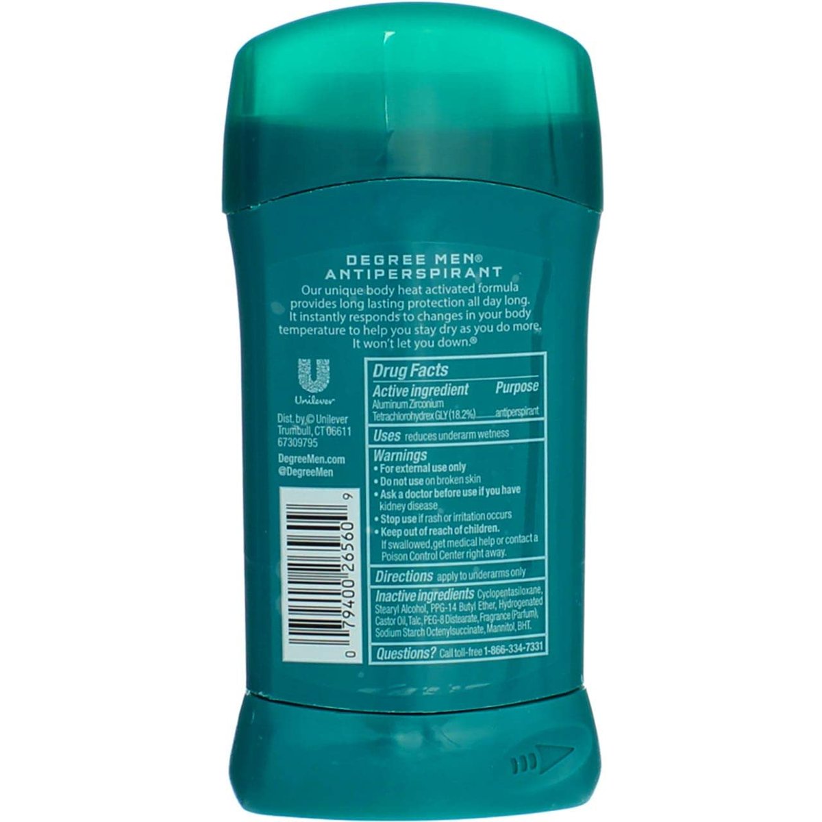 Degree Men Anti-Perspirant Deodorant Invisible Stick Extreme Blast - 2.7 oz (Pack of 6) Avelisse