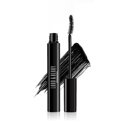 Lord & Berry Prodigious Mascara – Curling & Volumizing, Smudge-Free, Nourishing with Diamond Powder, False Lash Effect, 0.33 fl oz