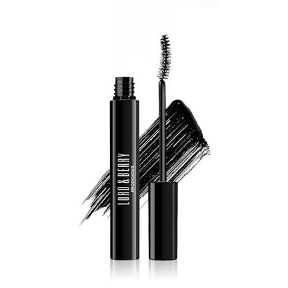 Lord & Berry Prodigious Mascara – Curling & Volumizing, Smudge-Free, Nourishing with Diamond Powder, False Lash Effect, 0.33 fl oz