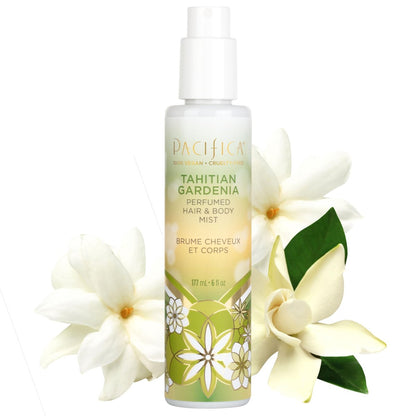 Pacifica Tahitian Gardenia Perfumed Hair & Body Mist - Alcohol-Free, Vegan & Cruelty-Free, 6 Fl Oz Avelisse