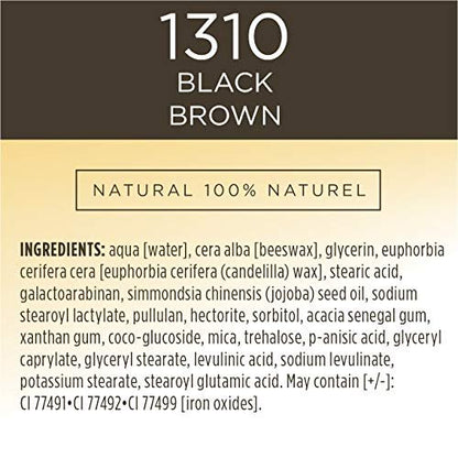 Burt's Bees 100% Natural Nourishing Mascara, Black Brown - 0.4 Ounce (Pack of 2) Avelisse