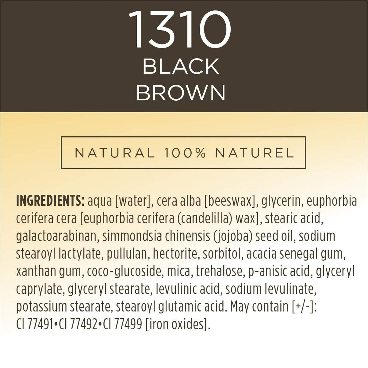 Burt's Bees 100% Natural Nourishing Mascara, Black Brown - 0.4 Ounce (Pack of 2) Avelisse