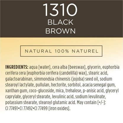 Burt's Bees 100% Natural Nourishing Mascara, Black Brown - 0.4 Ounce (Pack of 2) Avelisse