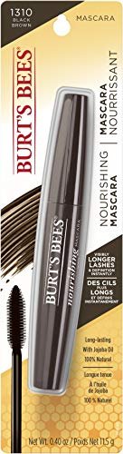 Burt's Bees 100% Natural Nourishing Mascara, Black Brown - 0.4 Ounce (Pack of 2) Avelisse