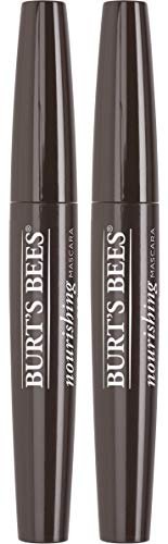 Burt's Bees 100% Natural Nourishing Mascara, Black Brown - 0.4 Ounce (Pack of 2) Avelisse