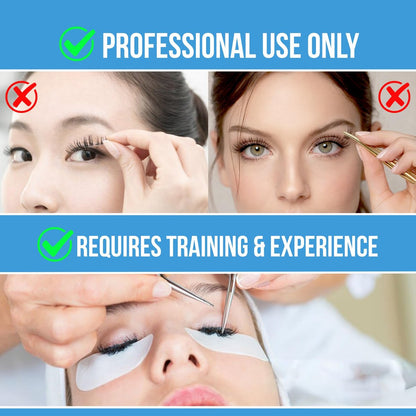Forabeli Elite Eyelash Extension Glue - Professional Black Lash Adhesive, Ultra-Fast Dry 0.5-1 Second, 7-Week Retention, 5ml Avelisse