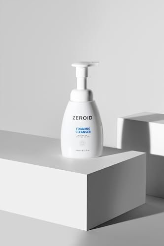 ZEROID Foaming Cleanser - Gentle Face Wash for Sensitive & Dry Skin, Moisturizing Facial Cleanser, Dermatologist Tested, Korean Skin Care, 8.1 fl oz Avelisse