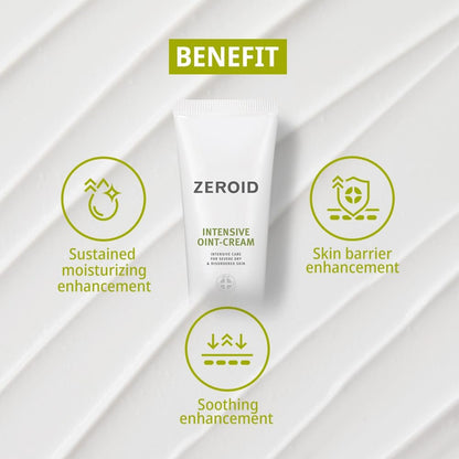 ZEROID Intensive Oint-Cream – Face Moisturizer for Extremely Dry, Sensitive & Disordered Skin – Soothing & Moisturizing Face Lotion – 2.7 fl oz (80ml) Avelisse