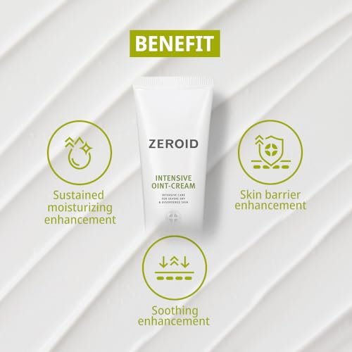 ZEROID Intensive Oint-Cream – Face Moisturizer for Extremely Dry, Sensitive & Disordered Skin – Soothing & Moisturizing Face Lotion – 2.7 fl oz (80ml) Avelisse