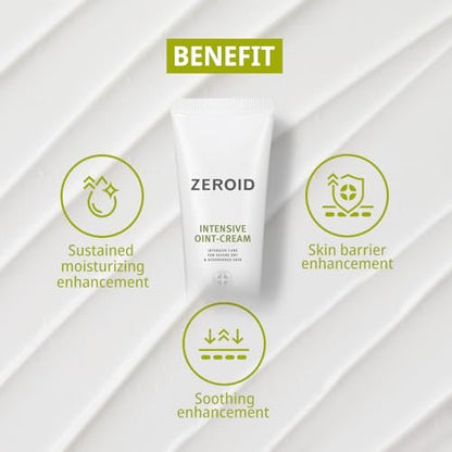 ZEROID Intensive Oint-Cream – Face Moisturizer for Extremely Dry, Sensitive & Disordered Skin – Soothing & Moisturizing Face Lotion – 2.7 fl oz (80ml) Avelisse