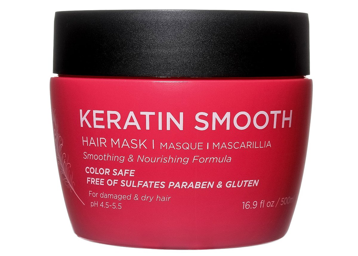 Luseta Keratin Smooth Hair Mask – Hydrating & Nourishing Treatment for Dry, Damaged Hair (16.9 oz) - görsel 1