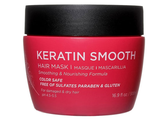 Luseta Keratin Smooth Hair Mask – Hydrating & Nourishing Treatment for Dry, Damaged Hair (16.9 oz)