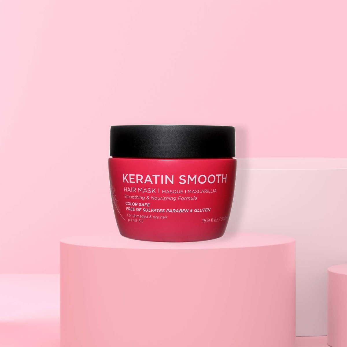 Luseta Keratin Smooth Hair Mask – Hydrating & Nourishing Treatment for Dry, Damaged Hair (16.9 oz) - görsel 3