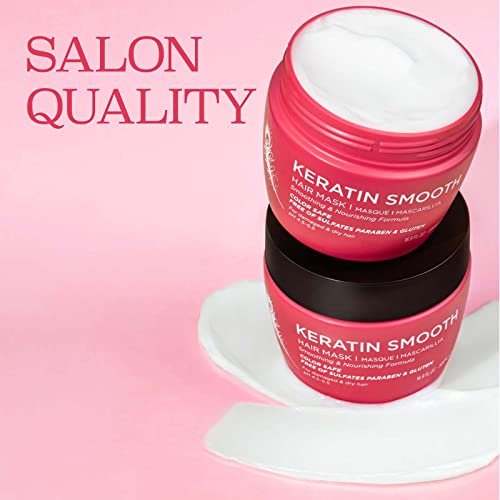 Luseta Keratin Smooth Hair Mask – Hydrating & Nourishing Treatment for Dry, Damaged Hair (16.9 oz) - görsel 6