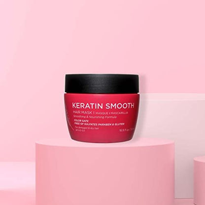 Luseta Keratin Smooth Hair Mask – Hydrating & Nourishing Treatment for Dry, Damaged Hair (16.9 oz)