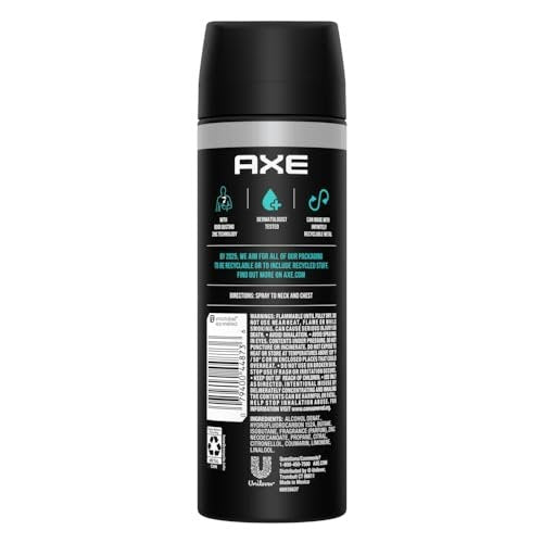 AXE Apollo XL Deodorant Body Spray for Men, 6.88 oz - görsel 4