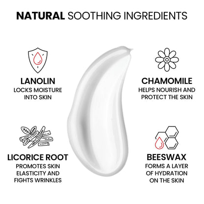 Dr Hess Men's Moisturizer - All Natural Tough Skin Cream with Lanolin, Beeswax, Licorice Root & Chamomile, Hand & Body Lotion for Dry, Damaged Skin, Paraben, Sulfate, BPA & Phthalate Free, 4oz