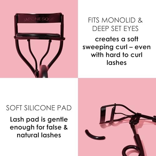 JAPONESQUE Pro Performance Eyelash Curler – Precision Pivot Design for Almond, Monolid & Hooded Eyes - görsel 10