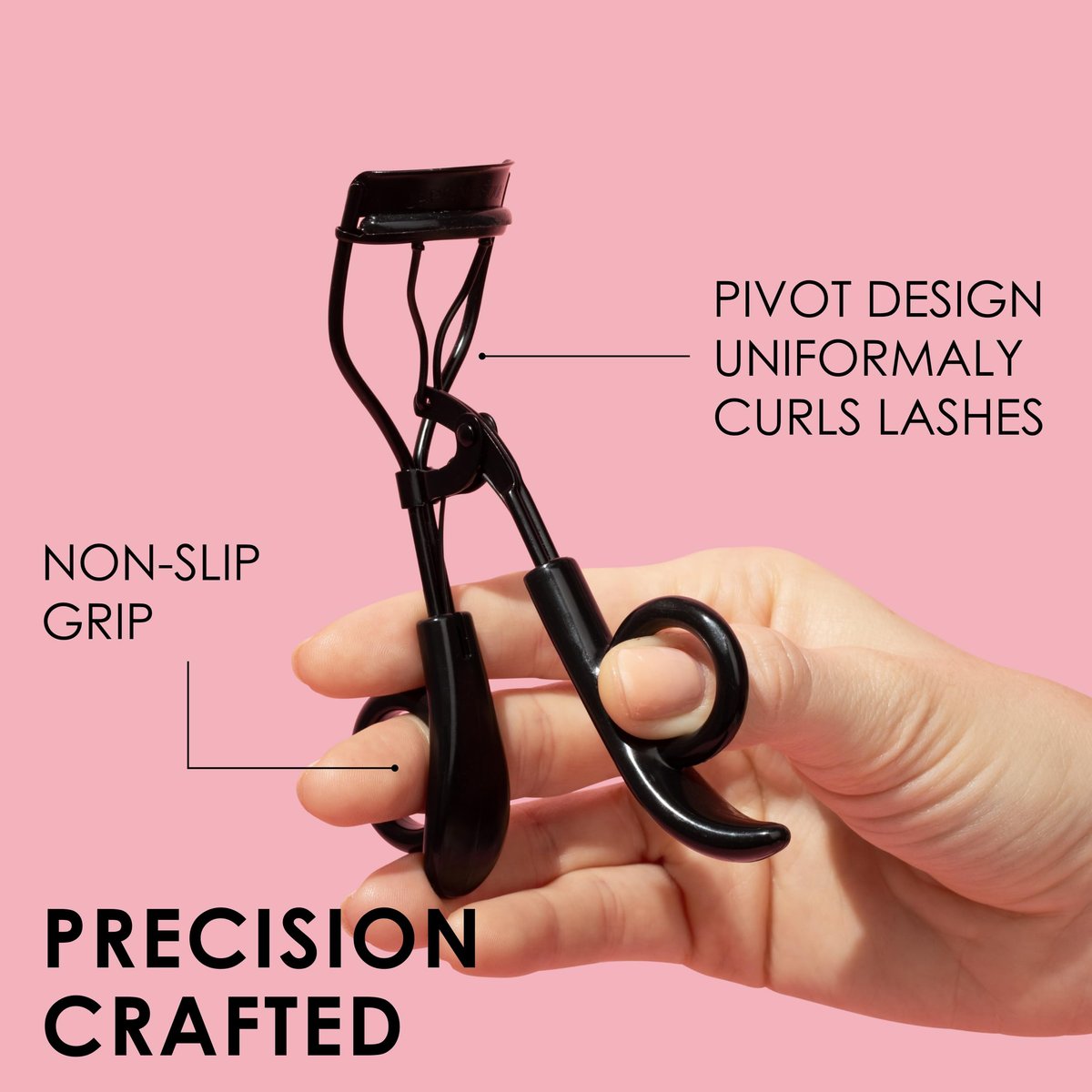 JAPONESQUE Pro Performance Eyelash Curler – Precision Pivot Design for Almond, Monolid & Hooded Eyes - görsel 15