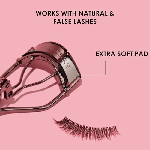 JAPONESQUE Extreme Lash Curler – Scissor Comfort Handle, Deep Curl, 8-Hour Hold, High Arch Design, Gunmetal (Includes 1 Refill Pad) - görsel 12